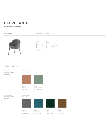 Cleveland Armchair TARGET POINT | BHOME by Arredi Barbàra