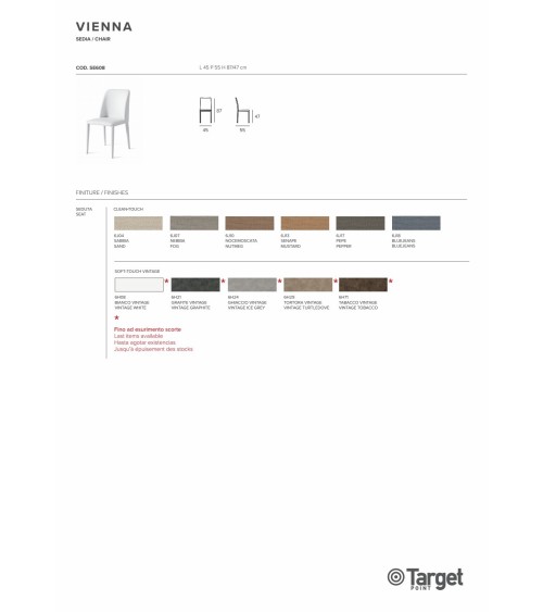 Vienna Stuhl – Target Point | Bhome by Arredi Barbàra