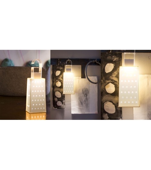 Lampada da tavolo a batteria Cacio&Pepe Battery IN-ES.ARTDESIGN | BHOME by Arredi Barbàra