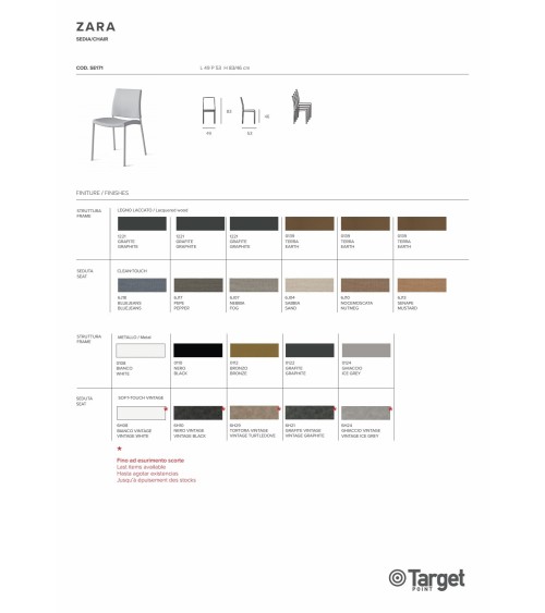 Zara Stuhl – Target Point | Bhome by Arredi Barbàra