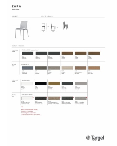 Sedia Zara Target Point | BHOME by Arredi Barbàra