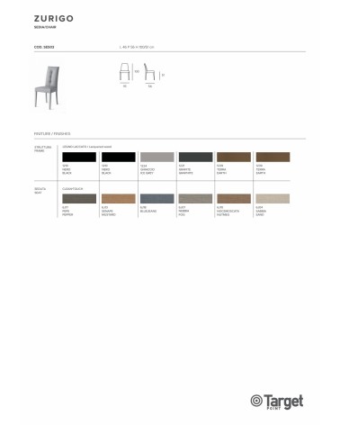 Silla Zurigo – Target Point | Bhome by Arredi Barbàra