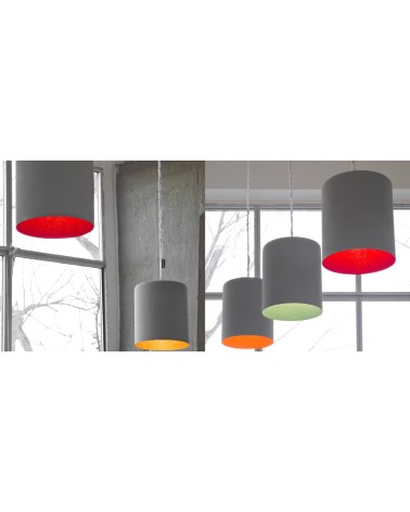 Lampada a sospensione Bin Cemento IN-ES.ARTDESIGN | BHOME by Arredi Barbàra