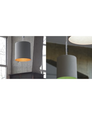 Lampada a sospensione Bin Cemento IN-ES.ARTDESIGN | BHOME by Arredi Barbàra