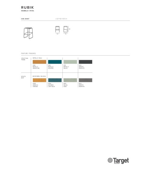 Sgabello Rubik – Target Point | Bhome by Arredi Barbàra