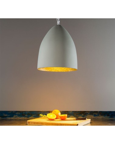 Lampada a sospensione Flower S Cemento IN-ES.ARTDESIGN | BHOME by Arredi Barbàra