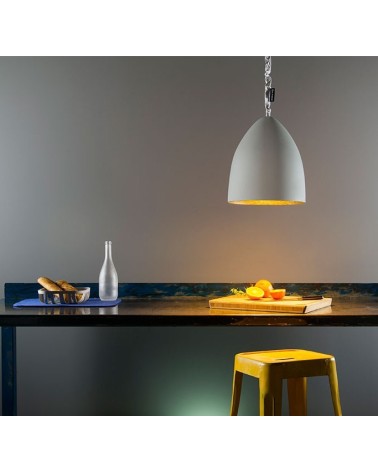 Suspension Flower S Cemento IN-ES.ARTDESIGN | BHOME by Arredi Barbàra