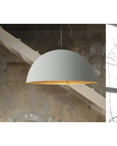 Mezza Luna Cemento pendant lamp IN-ES.ARTDESIGN | BHOME by Arredi Barbàra