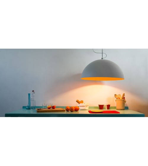 Mezza Luna Cemento pendant lamp IN-ES.ARTDESIGN | BHOME by Arredi Barbàra