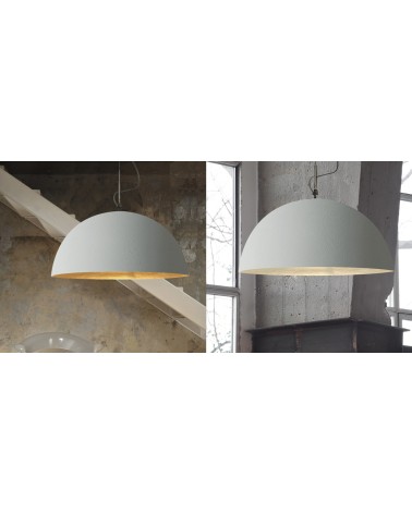Lampada a sospensione Mezza Luna Cemento IN-ES.ARTDESIGN | BHOME by Arredi Barbàra