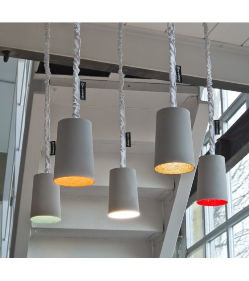 Paint Cemento pendant lamp IN-ES.ARTDESIGN | BHOME by Arredi Barbàra