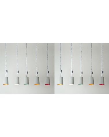 Lampada a sospensione Paint Cemento IN-ES.ARTDESIGN | BHOME by Arredi Barbàra
