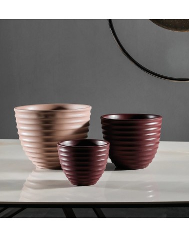 Vaso “Bulbo Relief” – TONIN CASA | Vaso in ceramica con texture rilievo | BHOME by Arredi Barbàra