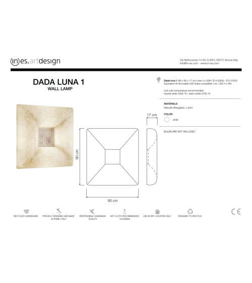 Wall Lamp Dada Luna 1 – IN-ES.ARTDESIGN | BHOME