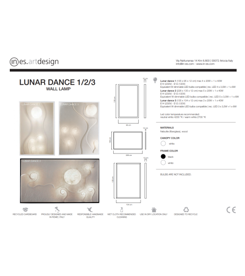 Wandleuchte Lunar Dance – IN-ES.ARTDESIGN | BHOME