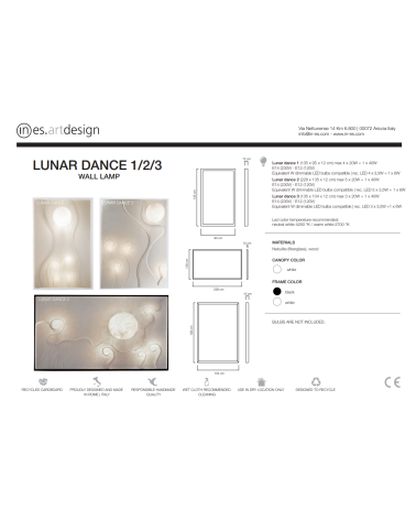 Lámpara de Pared Lunar Dance – IN-ES.ARTDESIGN | BHOME