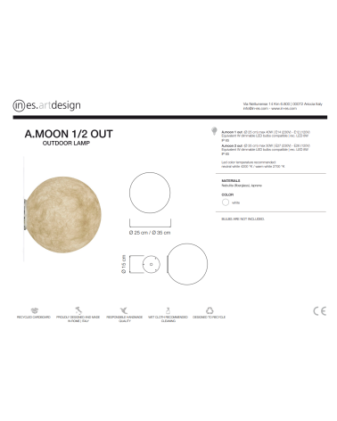 Outdoor Lampe A.Moon Out – IN-ES.ARTDESIGN | BHOME