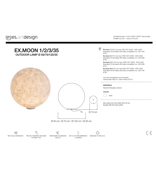 Lampe Outdoor Ex.Moon – IN-ES.ARTDESIGN | BHOME