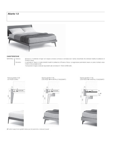 Cama Aliante 1.0 – SANGIACOMO | Bhome by Arredi Barbàra