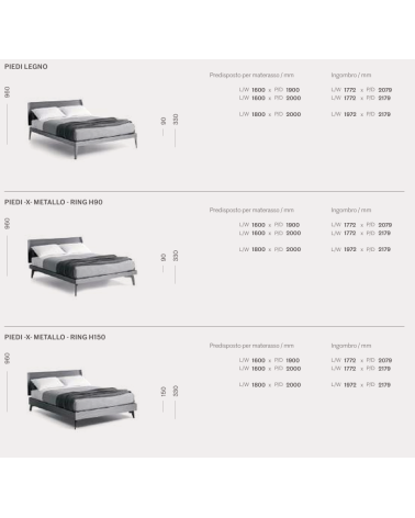 Letto Aliante 1.0 SANGIACOMO | Bhome by Arredi Barbàra