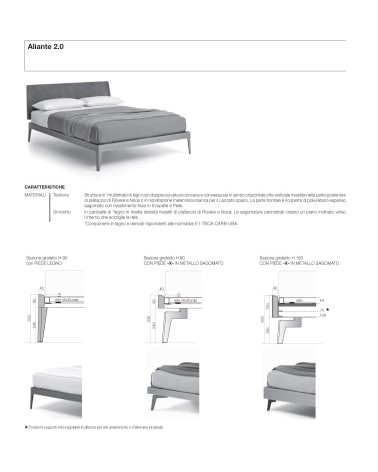 Letto Aliante 2.0 SANGIACOMO | Bhome by Arredi Barbàra
