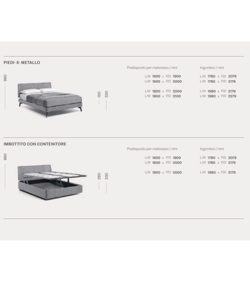 Cama Aliante 3.0 – SANGIACOMO | Bhome by Arredi Barbàra