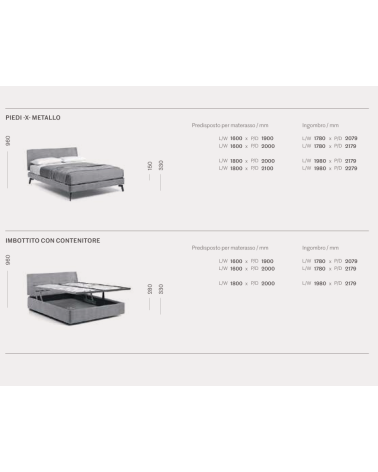 Aliante 3.0 Bed – SANGIACOMO | Bhome by Arredi Barbàra
