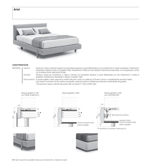Letto Ariel SANGIACOMO | Bhome by Arredi Barbàra