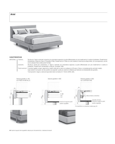 Cama Ariel – SANGIACOMO | Bhome by Arredi Barbàra