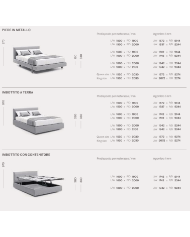 Letto Ariel SANGIACOMO | Bhome by Arredi Barbàra