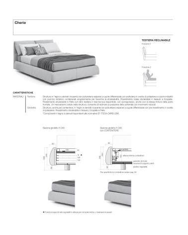Letto Cherie SANGIACOMO | Bhome by Arredi Barbàra