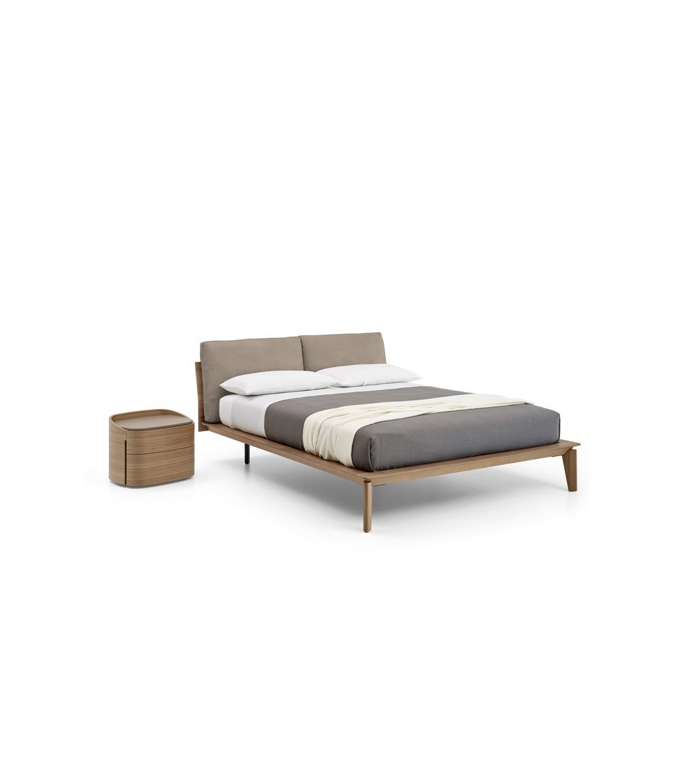 Cama Abbraccio Legno tapizada – SANGIACOMO | Bhome by Arredi Barbàra