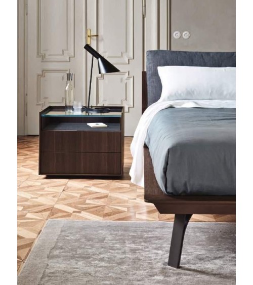 Abbraccio Legno Upholstered Bed – SANGIACOMO | Bhome by Arredi Barbàra