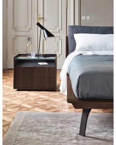Cama Abbraccio Legno tapizada – SANGIACOMO | Bhome by Arredi Barbàra