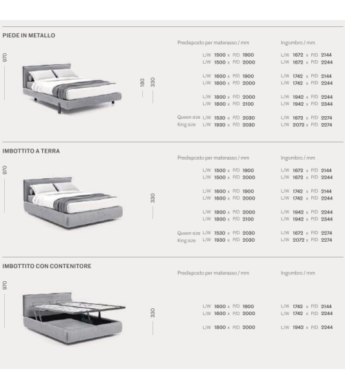 Decor Upholstered Bed – SANGIACOMO | Bhome by Arredi Barbàra