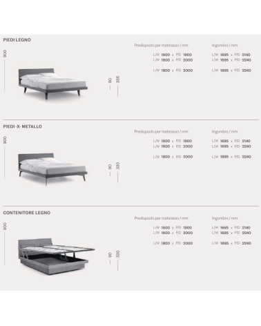 Cama Febo 1.0 – SANGIACOMO | Bhome by Arredi Barbàra