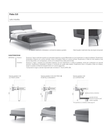 Febo 3.0 Gepolstertes Bett – SANGIACOMO | Bhome by Arredi Barbàra