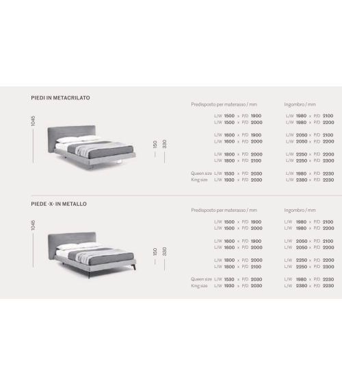 Gaston Plano Gepolstertes Bett – SANGIACOMO | BHOME by Arredi Barbàra