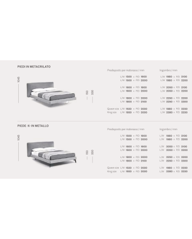 Gaston Plano Gepolstertes Bett – SANGIACOMO | BHOME by Arredi Barbàra