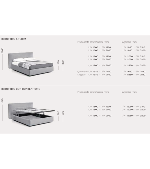 Gaston Plano Gepolstertes Bett – SANGIACOMO | BHOME by Arredi Barbàra