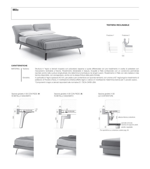 Cama Milo – SANGIACOMO | BHOME by Arredi Barbàra