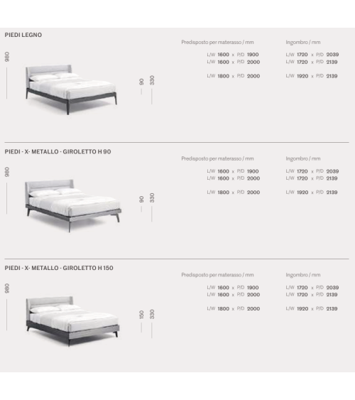 Nest Bett – SANGIACOMO | BHOME by Arredi Barbàra