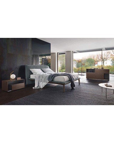 Letto Peplo SANGIACOMO | Letto imbottito di design BHOME