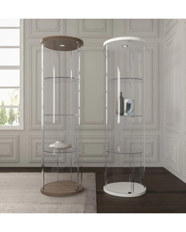 Ego Round Vitrine Tonin Casa – Geschwungenes Design und Eleganz | BHOME by Arredi Barbàra