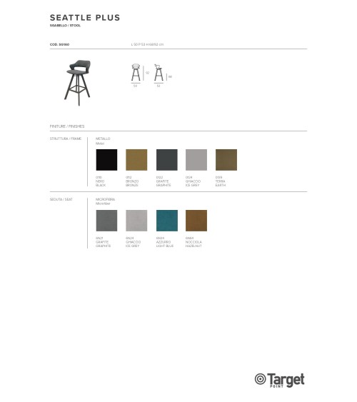 Taburete Seattle Plus – Target Point | Bhome by Arredi Barbàra