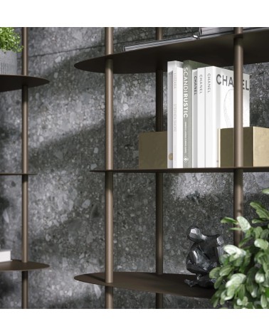 Freestanding Bookcase “Oasi” – Tonin Casa | BHOME by Arredi Barbàra