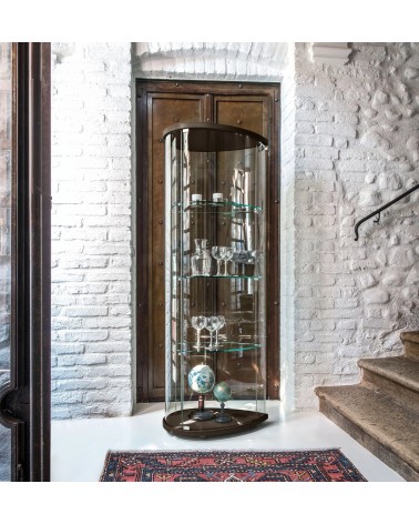 Olivella Vitrine Tonin Casa – Gebogenes Glas und Licht | BHOME by Arredi Barbàra