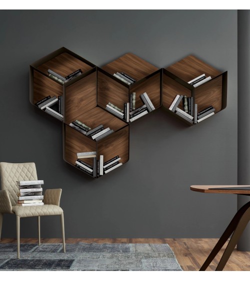 Bibliothèque Pangea Tonin Casa – Système modulaire | BHOME by Arredi Barbàra