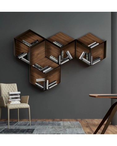 Bibliothèque Pangea Tonin Casa – Système modulaire | BHOME by Arredi Barbàra