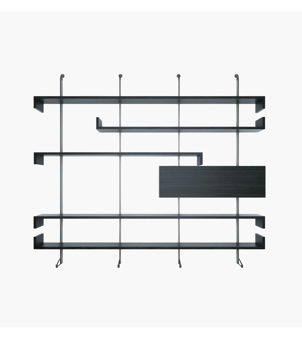 Plan bookcase Tonin Casa – Modular Wall System | BHOME by Arredi Barbàra